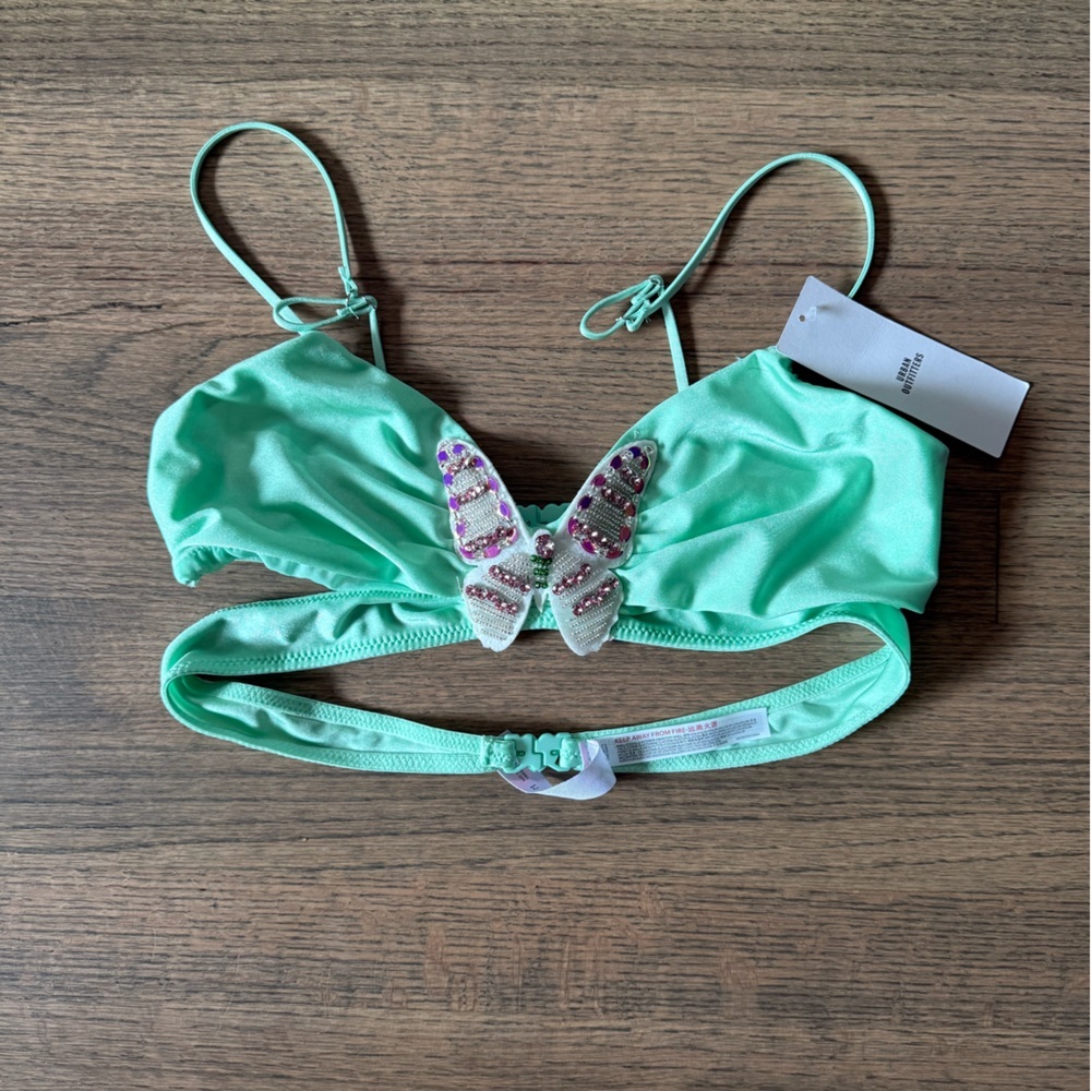 New Urban Outfitters Out from Under Butterfly Bralette/Crop Top-Size Medium